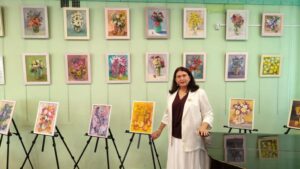 «Цветочная симфония» «звучит» в библиотеке 